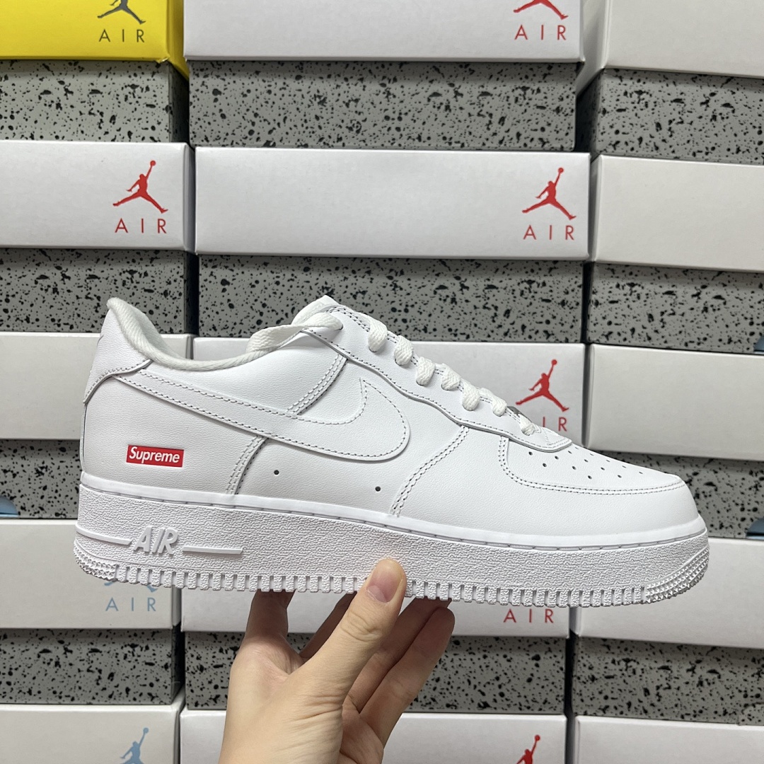 Nike Air Force 1 Low Supreme White Sup - Image 9