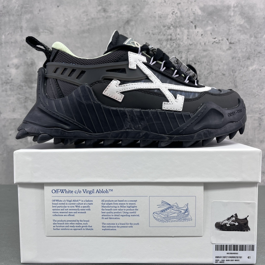 Off-White Odsy Dark Grey White F21 - Image 10
