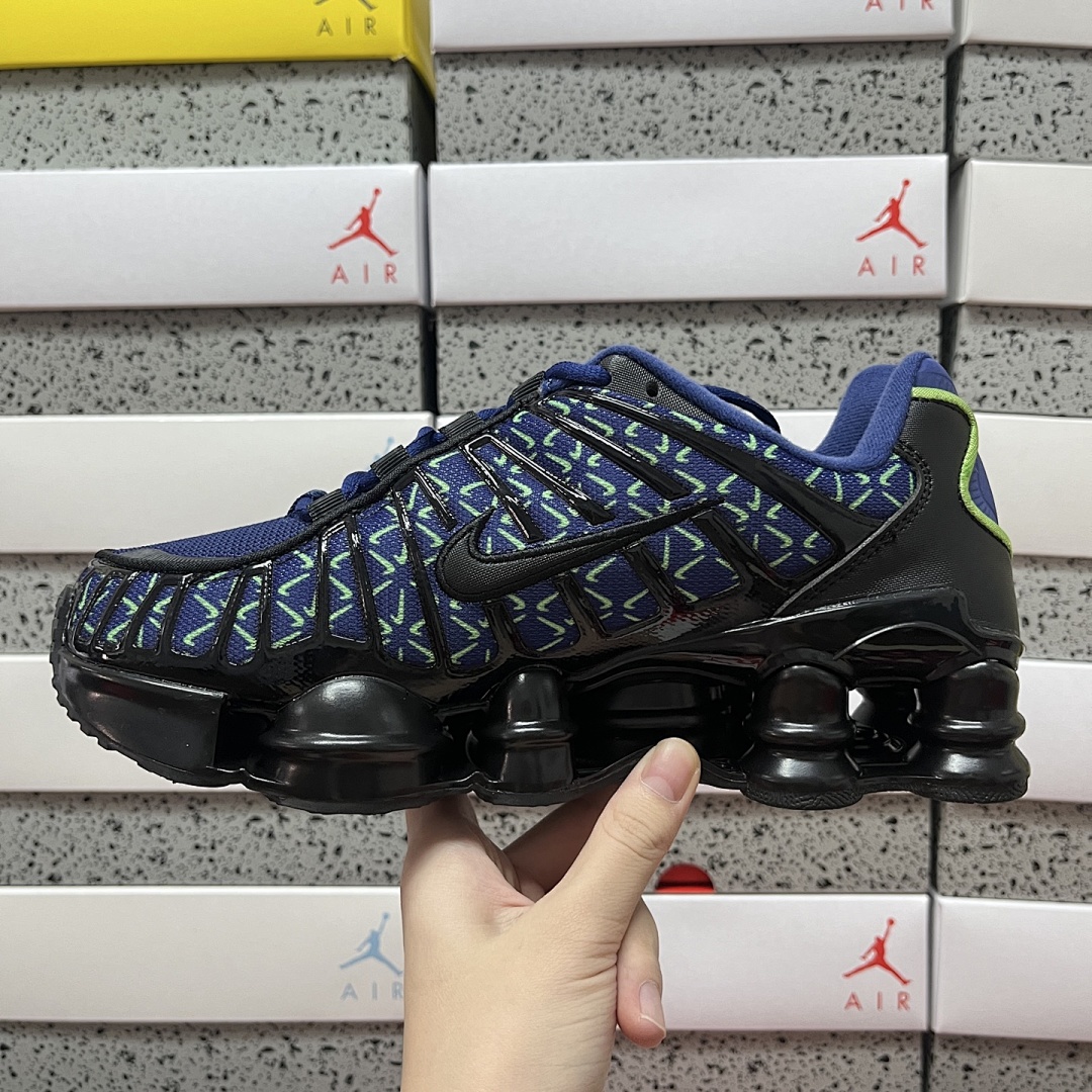 Nike Shox TL Mini Swoosh Obsidian Black Volt - Image 4