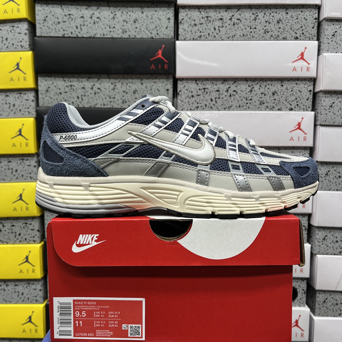 Nike P-6000 Thunder Blue Pale Ivory - Image 11