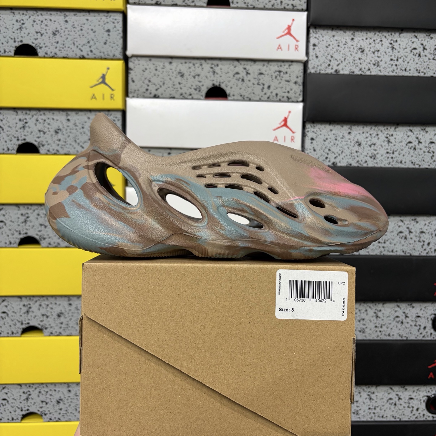 Adidas Yeezy Foam RNNR MX Sand Grey Clogs - Image 11