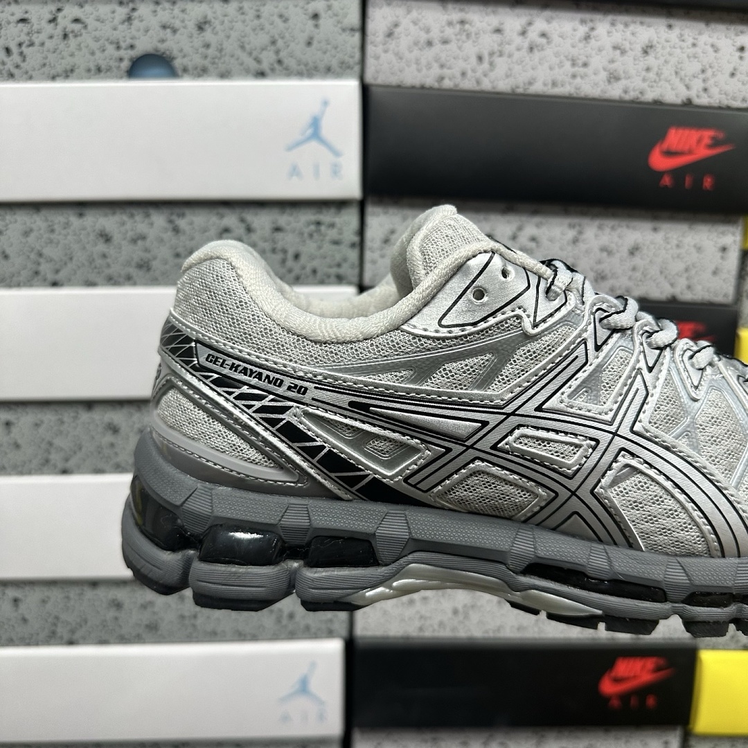 ASICS Gel-Kayano 20 Gravel (Pure Silver) - Image 3