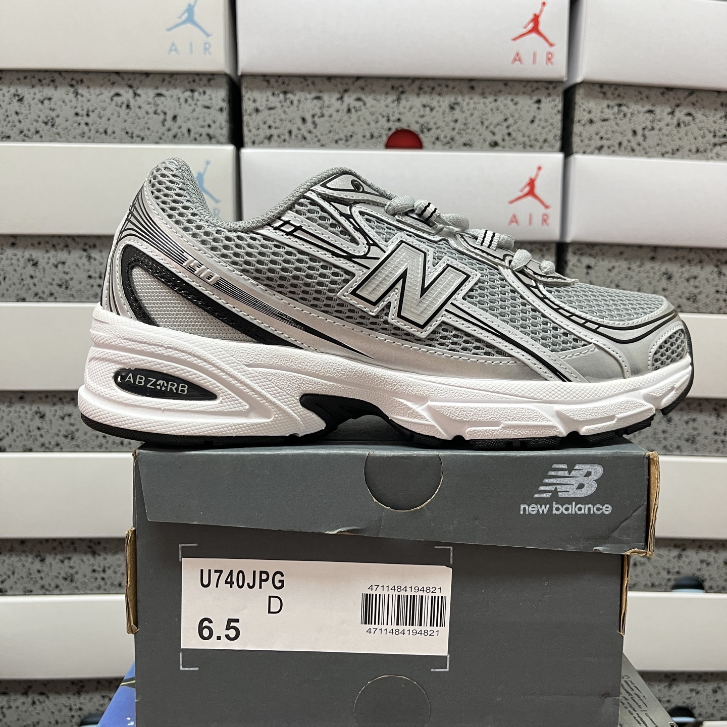 New Balance 740 Pearl (Grey White) - Image 10