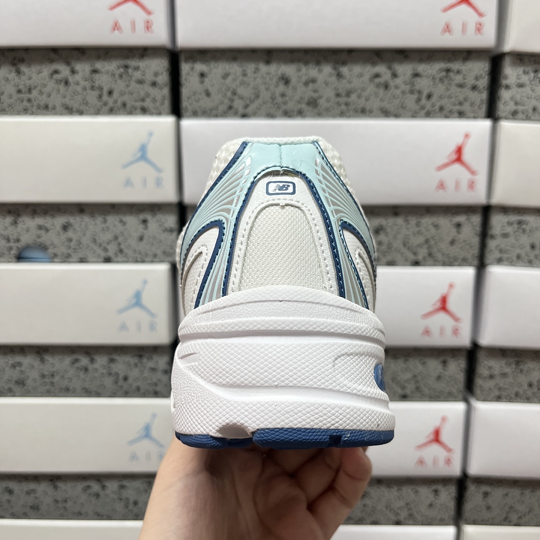 New Balance 740V2 White Ice Blue Sea Lime - Image 4