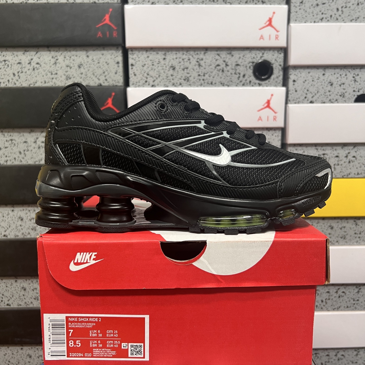 Nike Shox Ride 2 Black Cool (Grey Silver) - Image 10