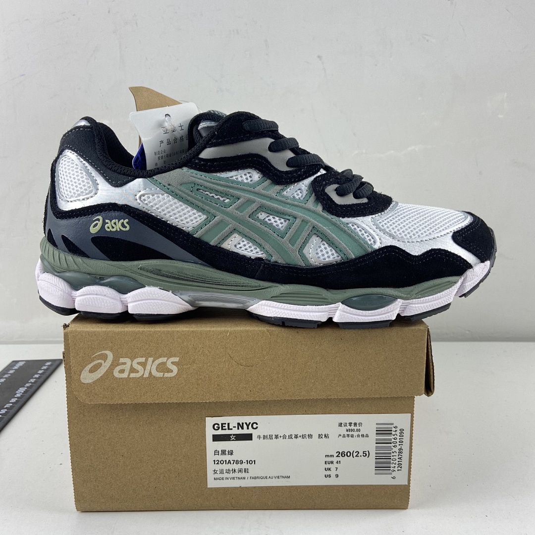 ASICS Gel-NYC White Ivy NYC (Black Green)