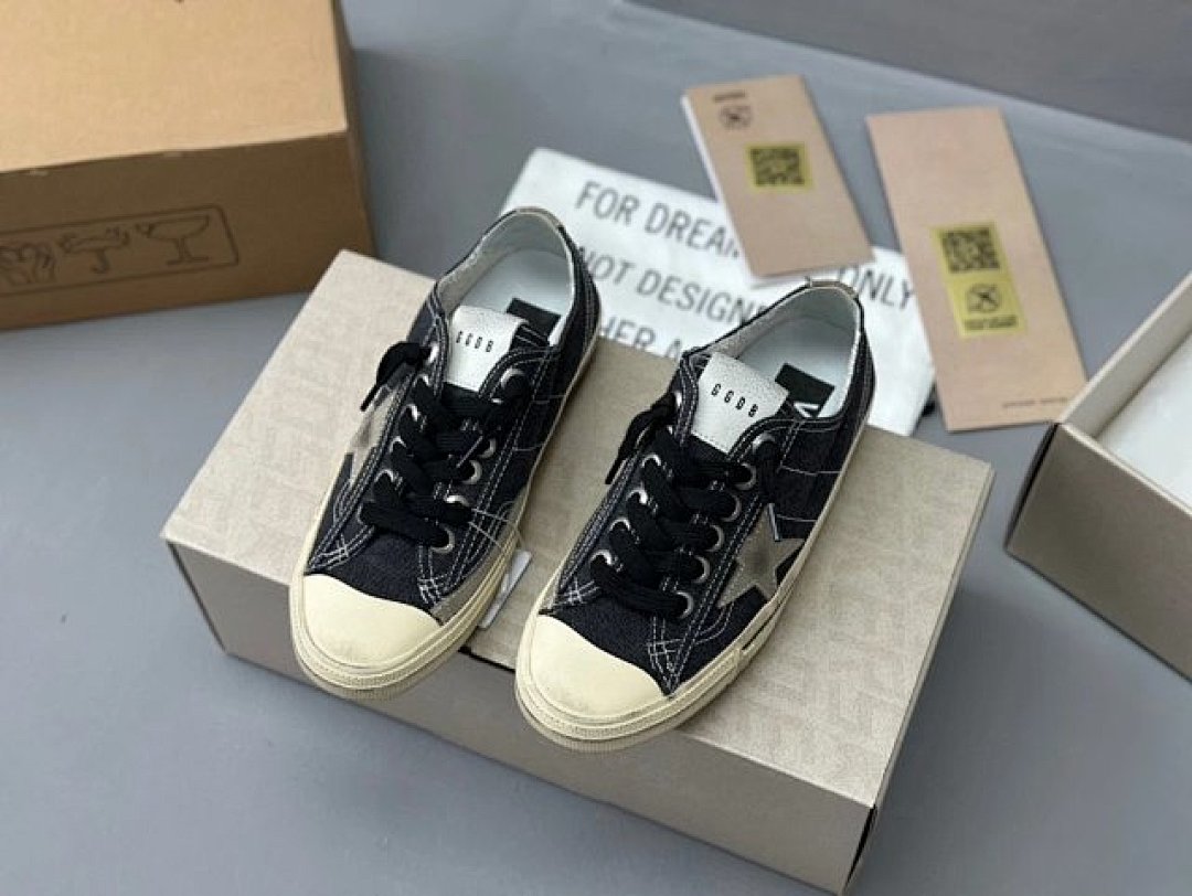 Golden Goose Deluxe Brand Black Canvas - Image 6