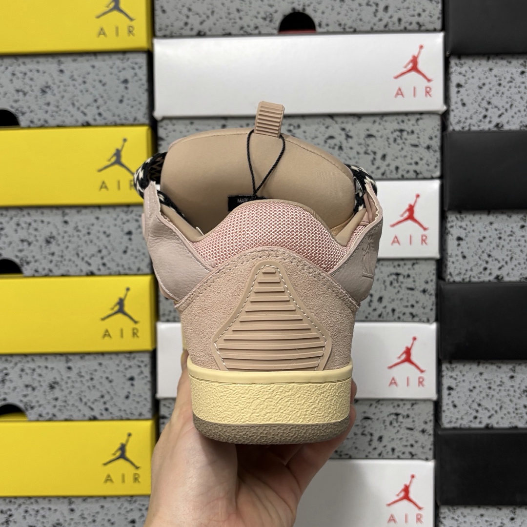 Lanvin Leather Curb Nude Pink Gum Sole DRAG‑A20 - Image 3