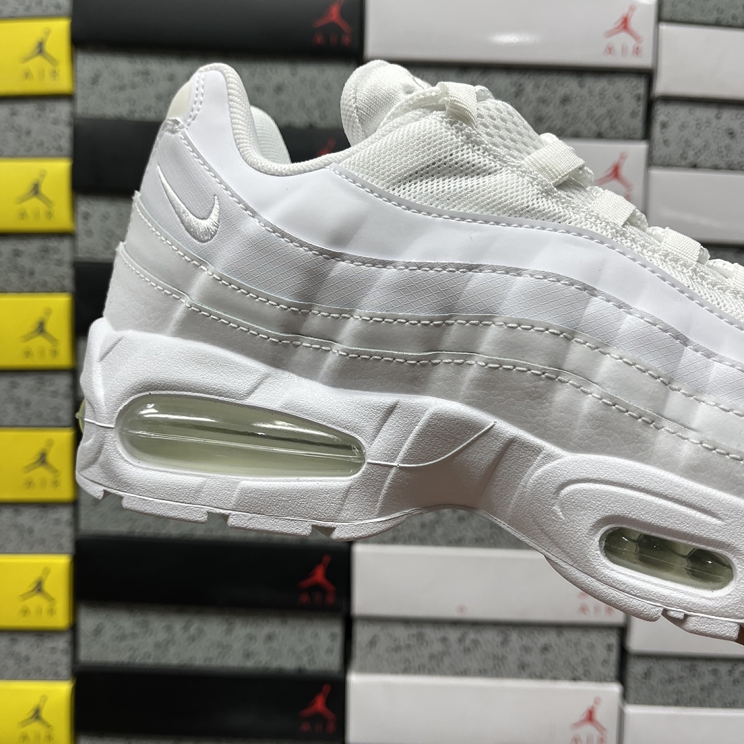 Nike Air Max 95 OG Big Bubble (Triple White) - Image 4