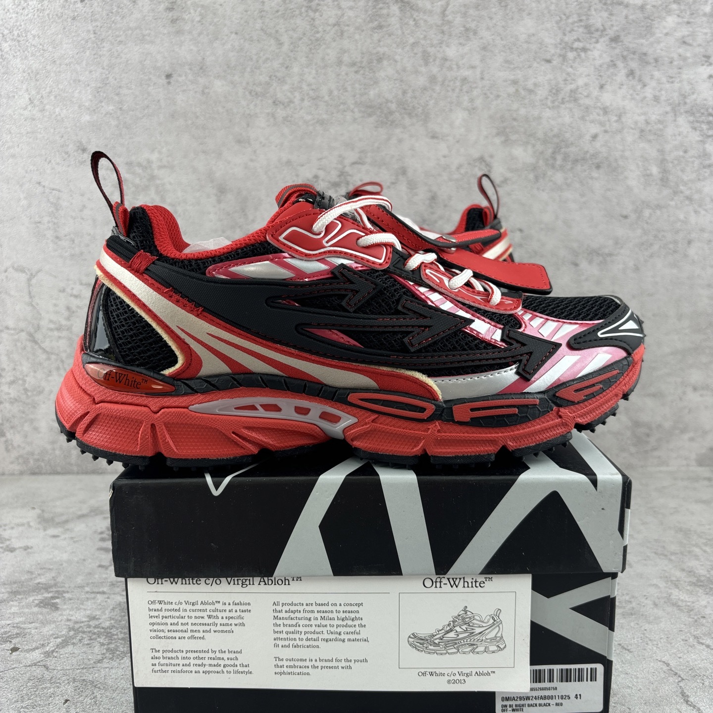 Off-White Be Right Back (Black Red) - Image 10