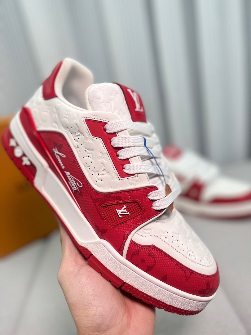 Louis Vuitton LV Trainer #54 Signature (Red White)