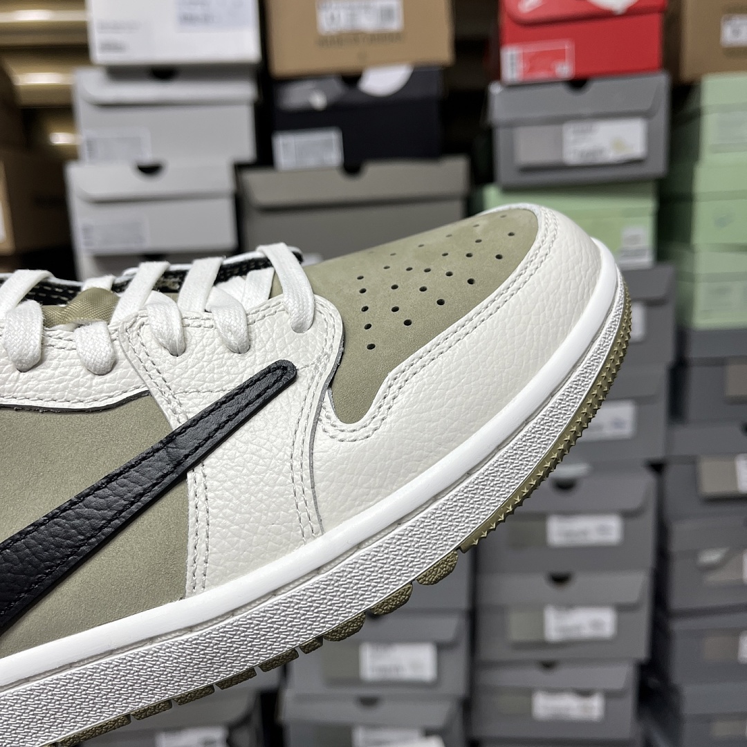Nike Travis Scott Neutral Olive 6.0 Golf Reverse Swoosh - Image 3