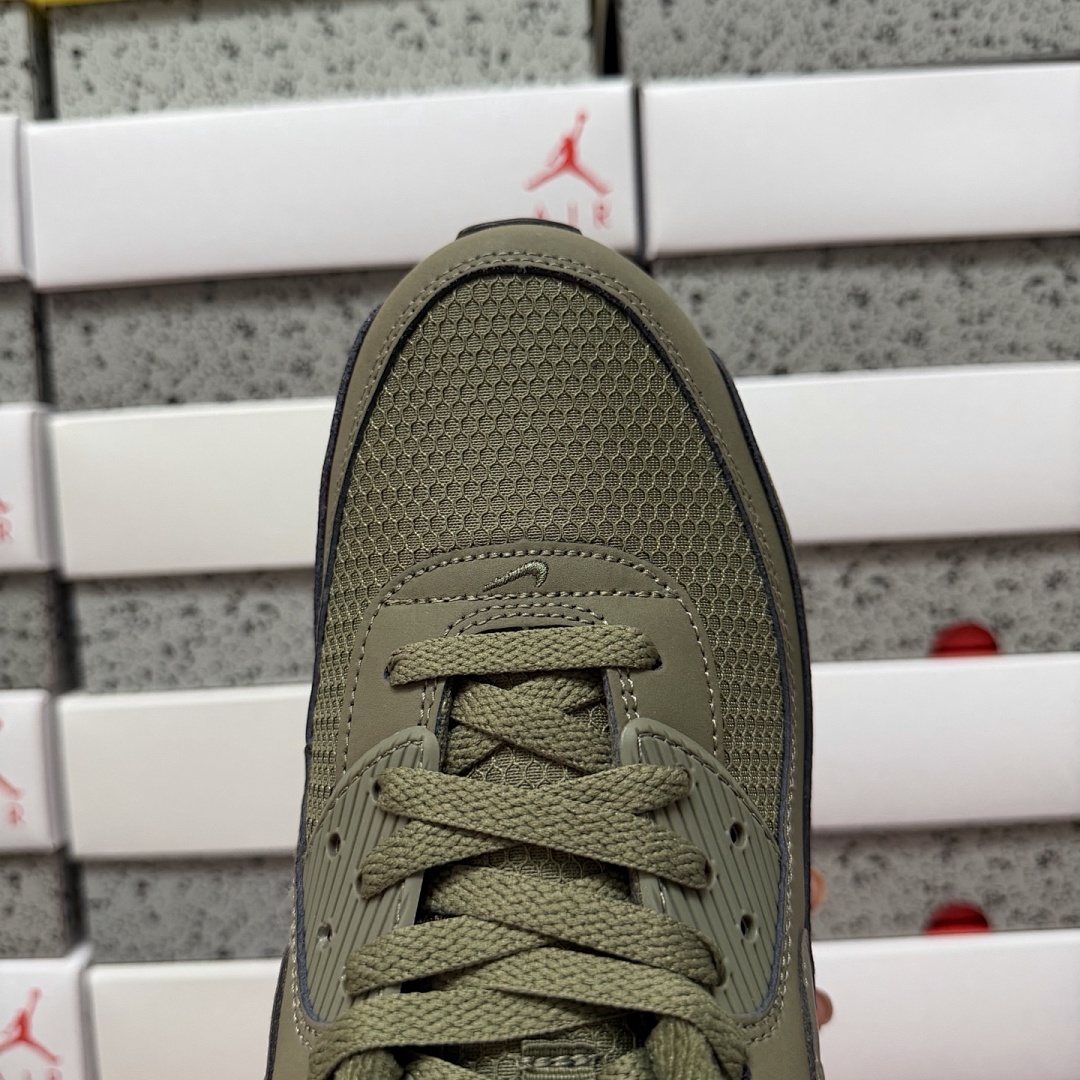 Nike Air Max 90 Reflective Swoosh Medium Olive HQ3828-200 - Image 8