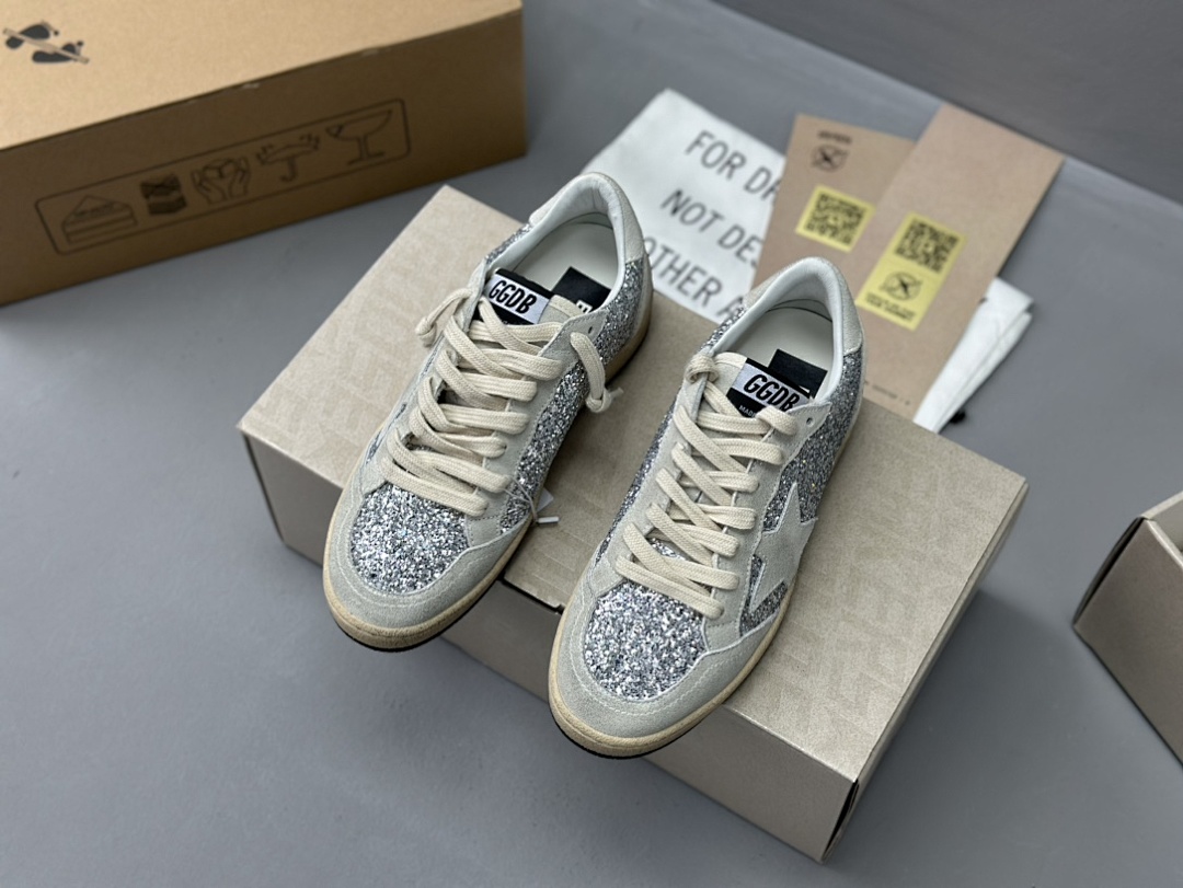 Golden Goose Deluxe Brand Sequin (Silver Grey) - Image 4