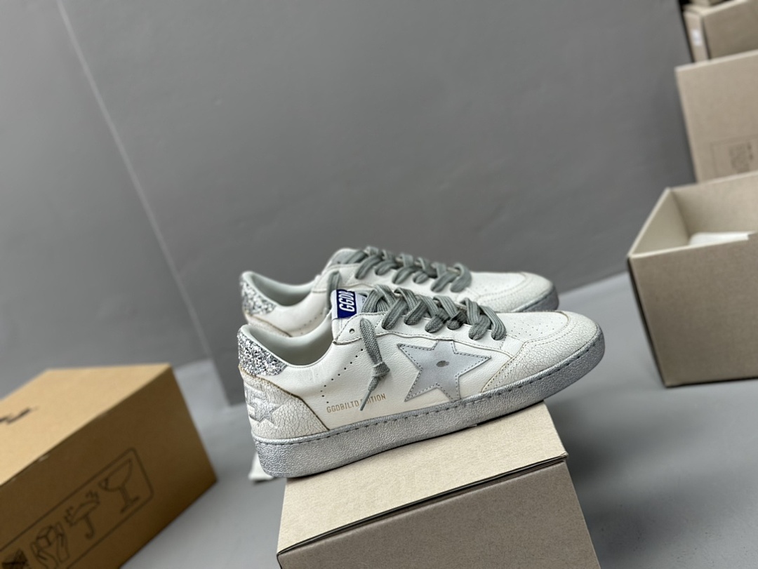 Golden Goose Deluxe Brand Silver Sole Sequin - Image 6