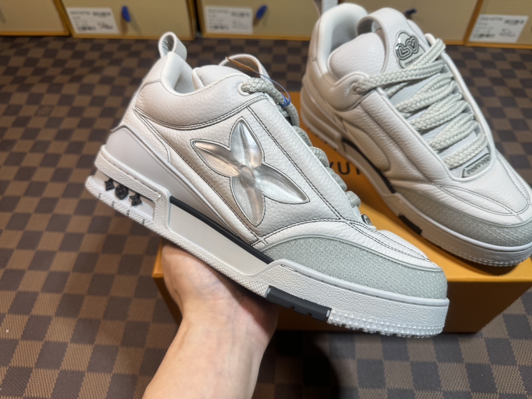 Louis Vuitton LV Skate Sneaker Grey SK - Image 19