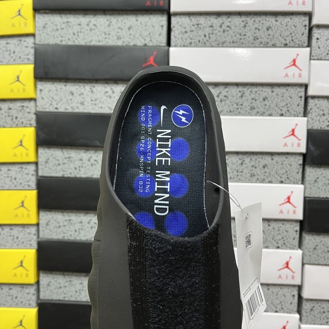 Nike Mind 001 Slide Fragment Black IQ8502-001 Collab - Image 2