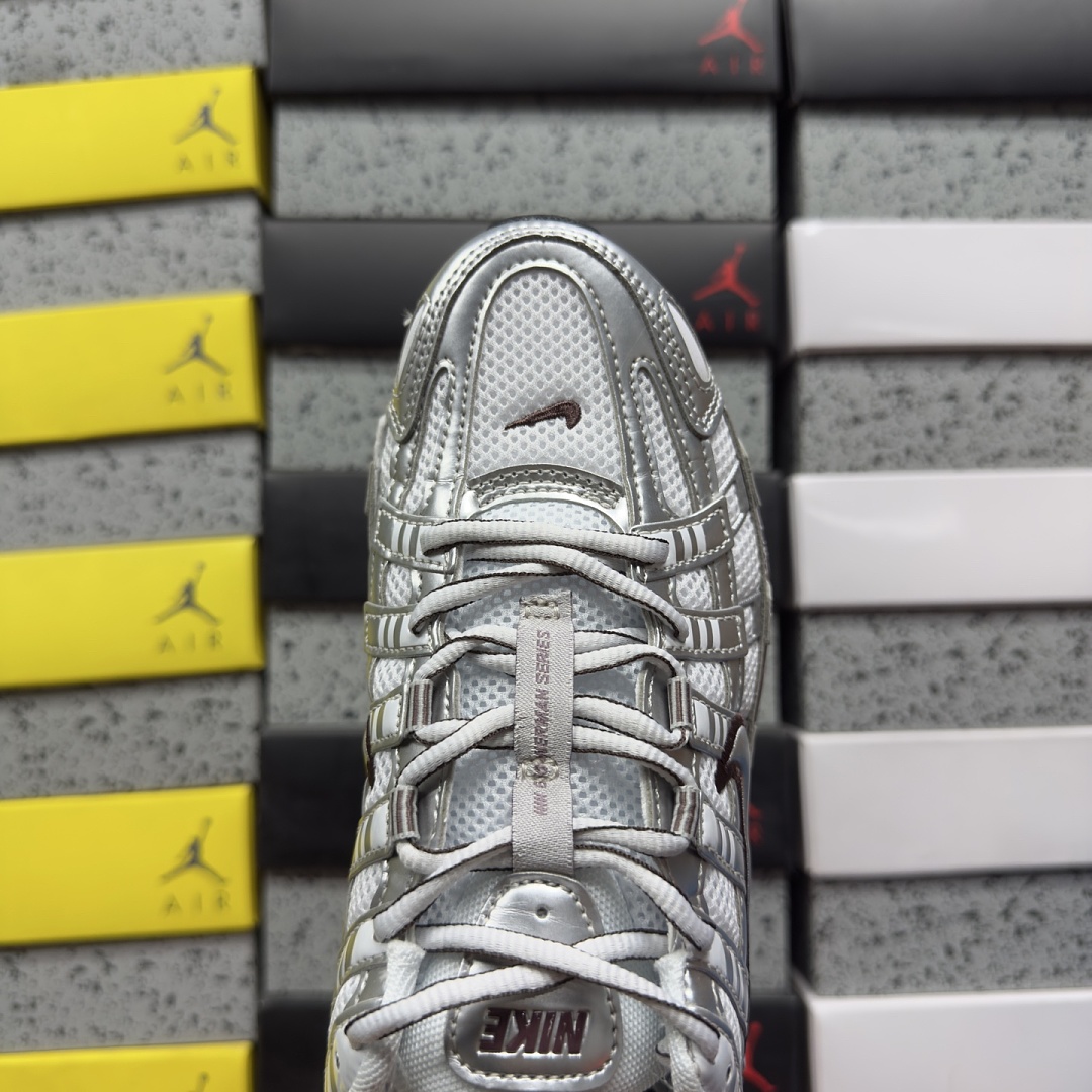 Nike P-6000 White Metallic Silver Tattoo - Image 3