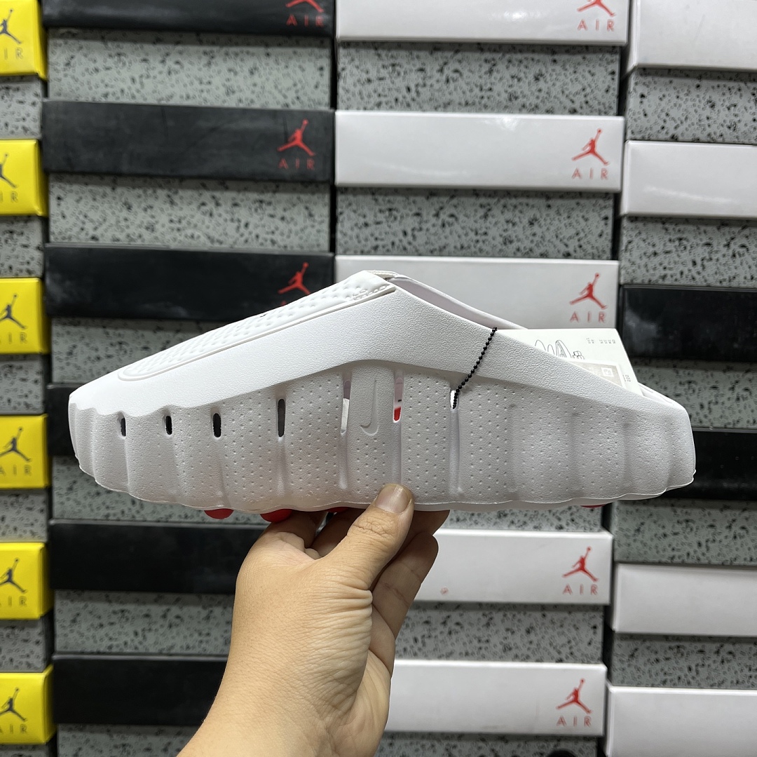 Nike Mind 001 Slide White Speed Red HQ4307-101 - Image 3