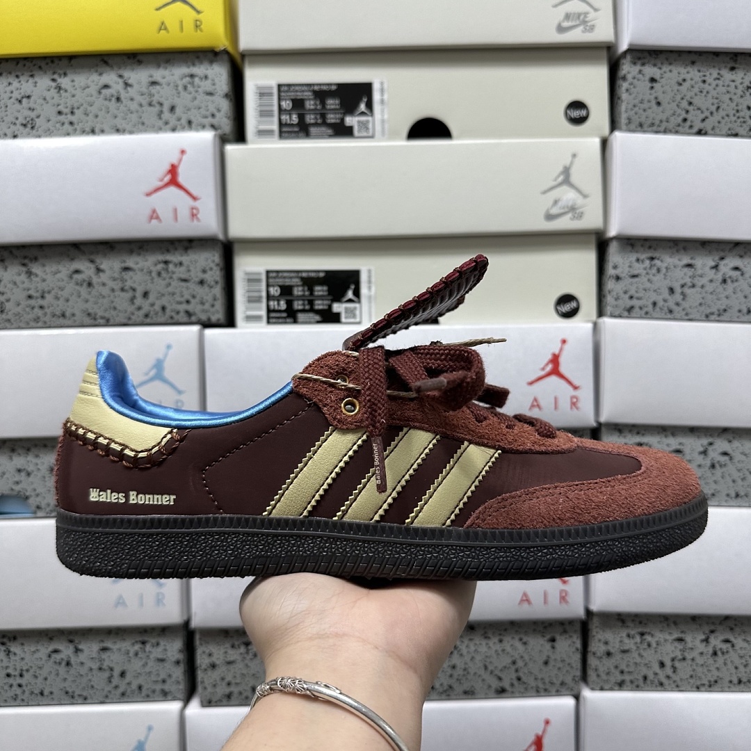 Adidas Samba Nylon Wales Bonner Fox Brown IE0579 - Image 6