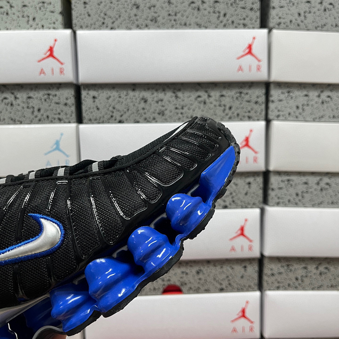 Nike Shox TL Black Racer Blue Metallic Silver CN0151-004 - Image 7