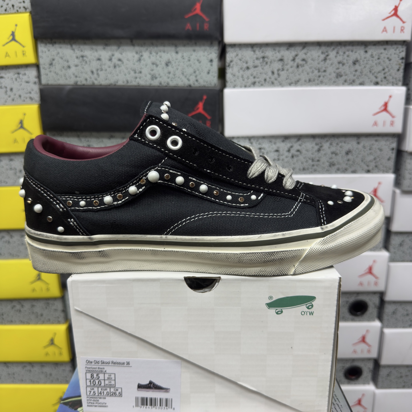 Vans OTW Old Skool 36 Pearlized Pack Black VN000S52BLK White Bead - Image 10