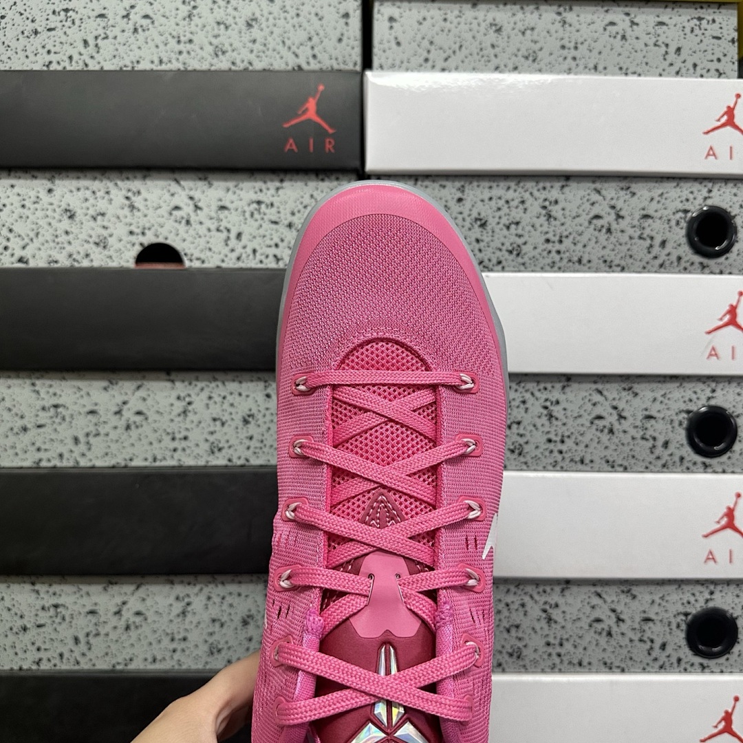 Nike Kobe 9 EM Low Protro Kay Yow Think Pink ZK9 - Image 8