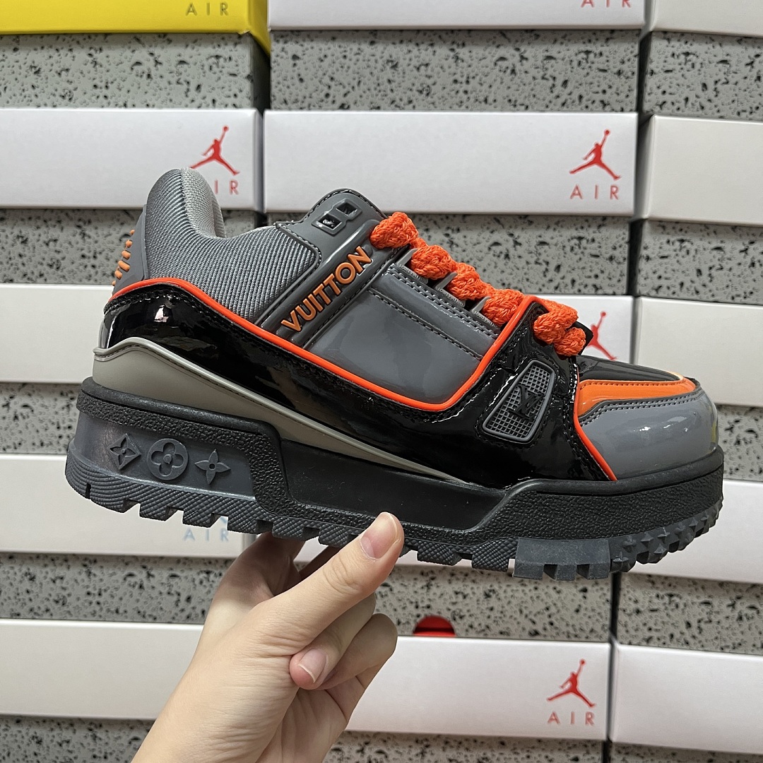 Louis Vuitton Trainer Maxi (Black Silver) - Image 9