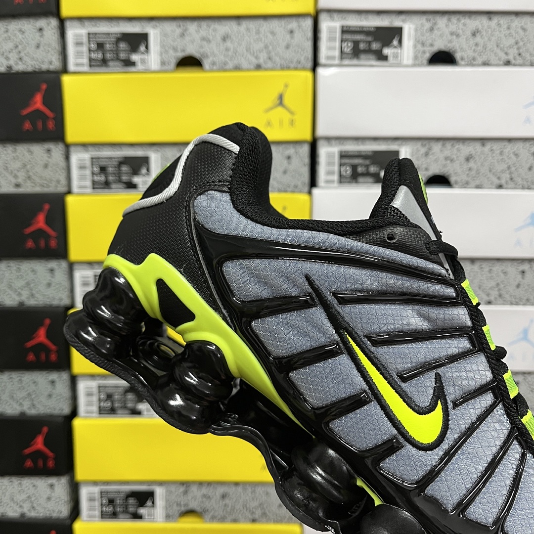 Nike Shox TL Wolf Grey Lime Blast - Image 3
