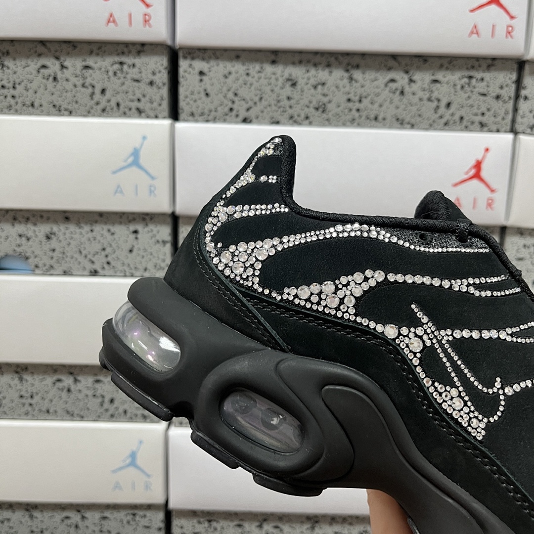 Nike Air Max Plus Swarovski Moonlight Black Silver Diamond FZ4237 - Image 6