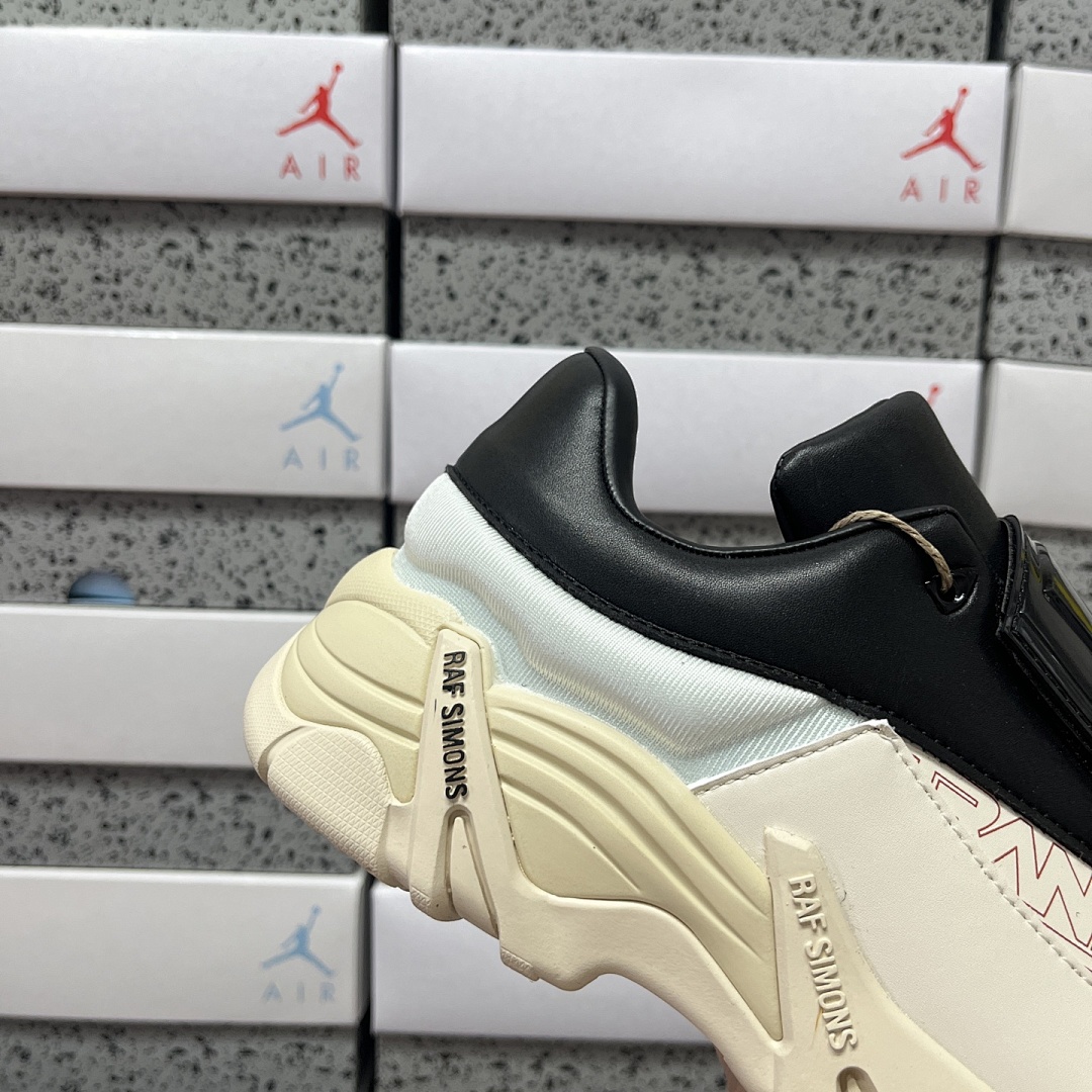 On Running Raf Simons Antei Low Top (Black White Cream) - Image 3