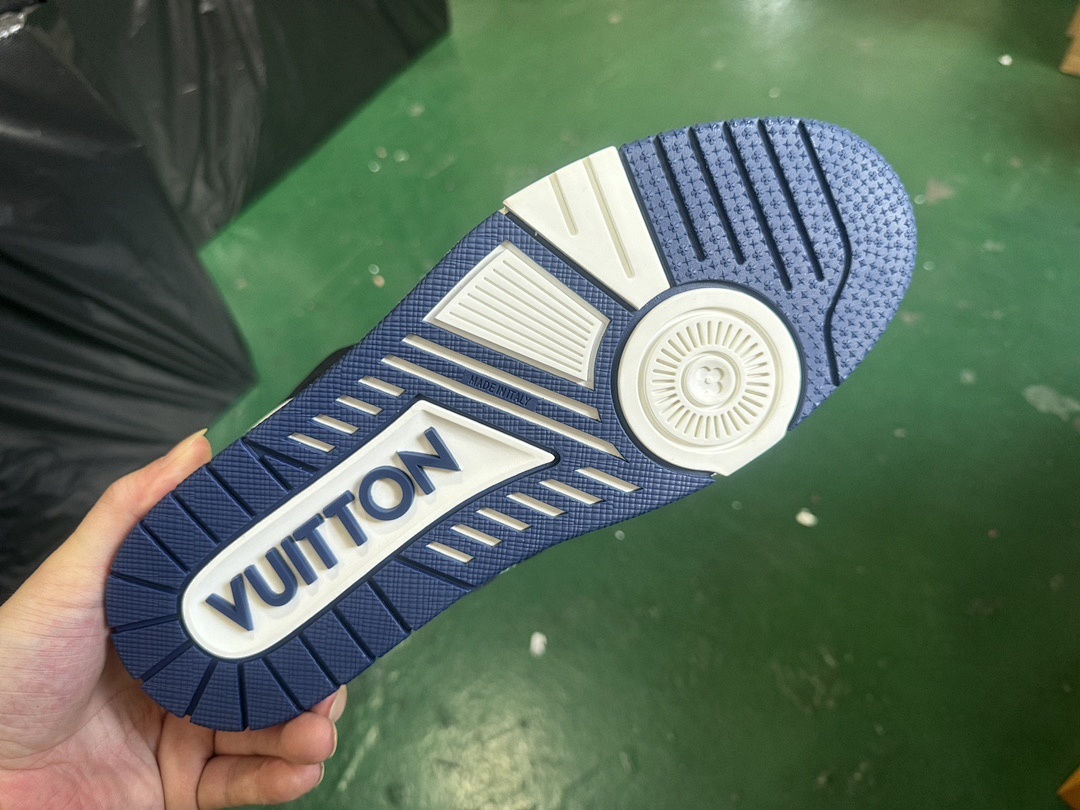Louis Vuitton LV Skate Blue Sneakers - Image 2