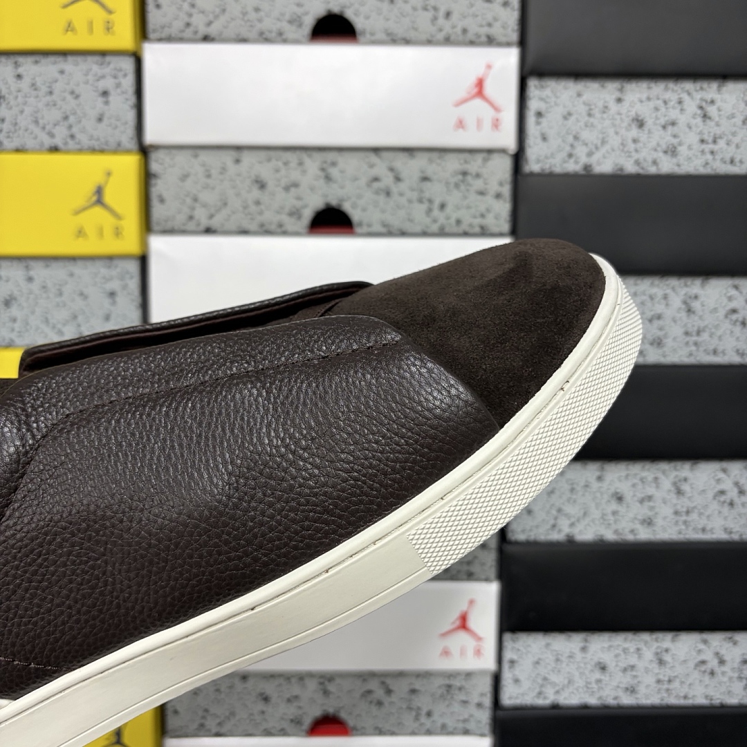 Zegna Deerskin Triple Stitch (White Brown) - Image 4