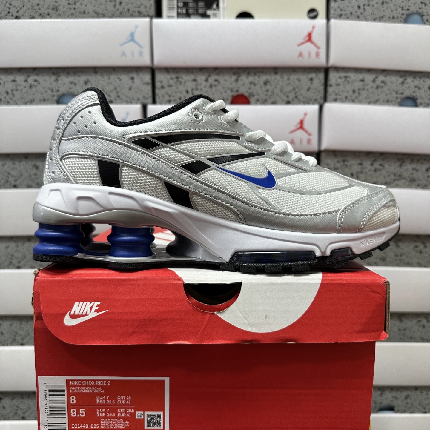 Nike Shox Ride 2 Photon Dust (Metallic Silver Navy) - Image 11