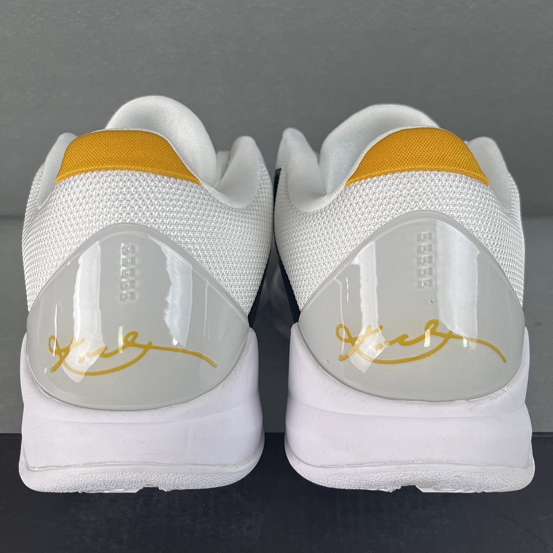Nike Kobe 5 Protro Bruce Lee Alternate (Black White) - Image 3