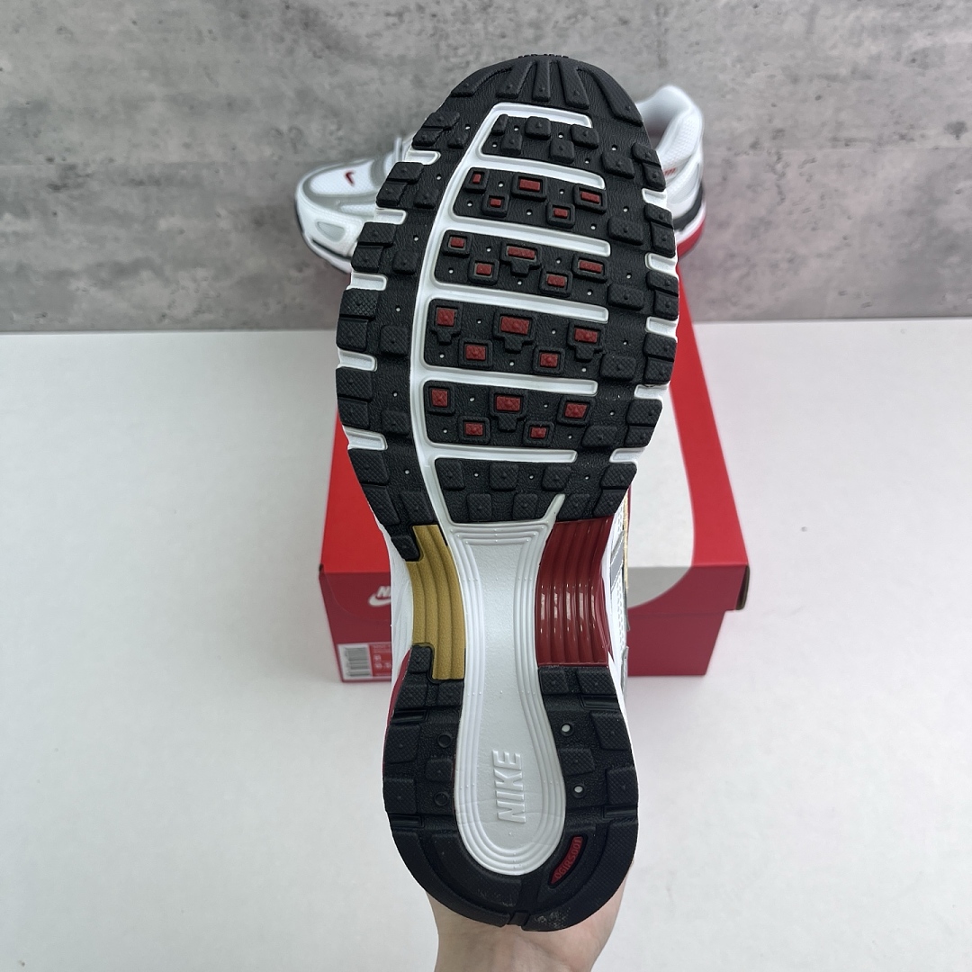 Nike P-6000 White Gold Red BV1021-101 - Image 8