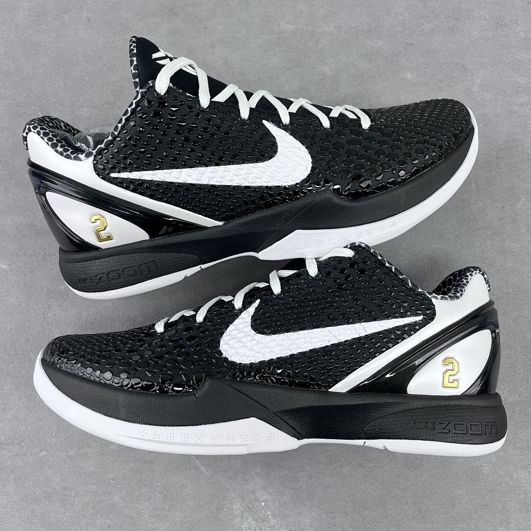 Nike Kobe 6 Protro Mambacita Sweet 16 ZK6 Black White Angel GiGi - Image 7