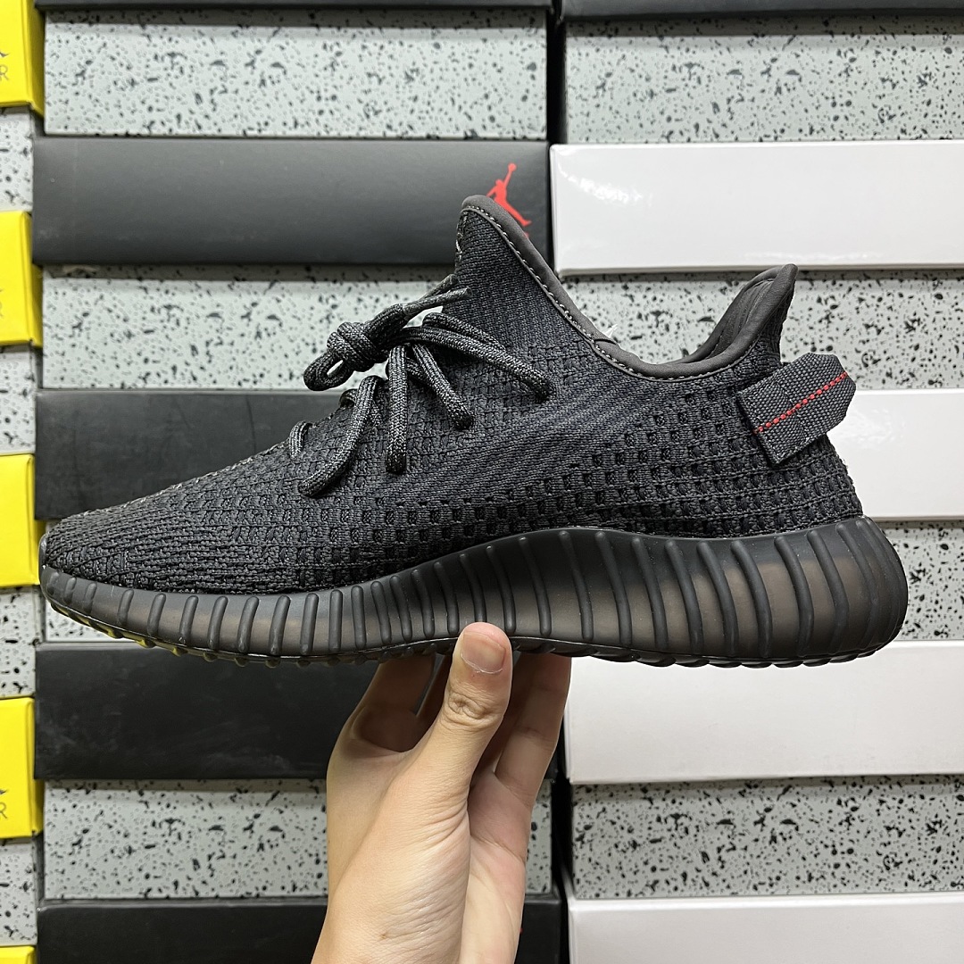 Adidas Yeezy Boost 350 V2 Black (Non-Reflective) - Image 6