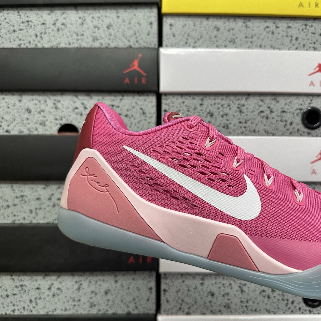 Nike Kobe 9 EM Low Protro Kay Yow Think Pink ZK9 - Image 7