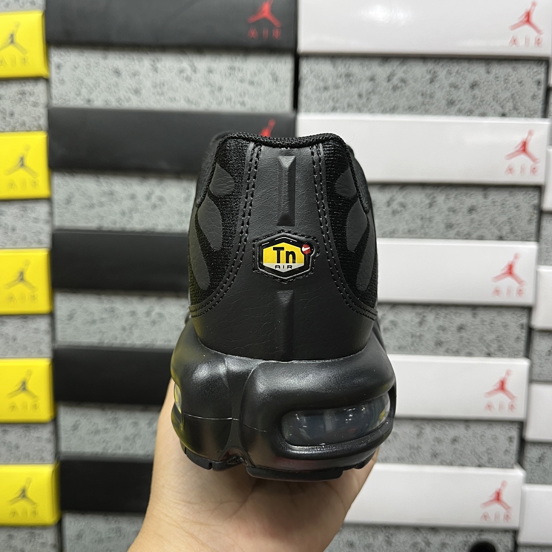 Nike Air Max Plus Triple Black Leather - Image 5