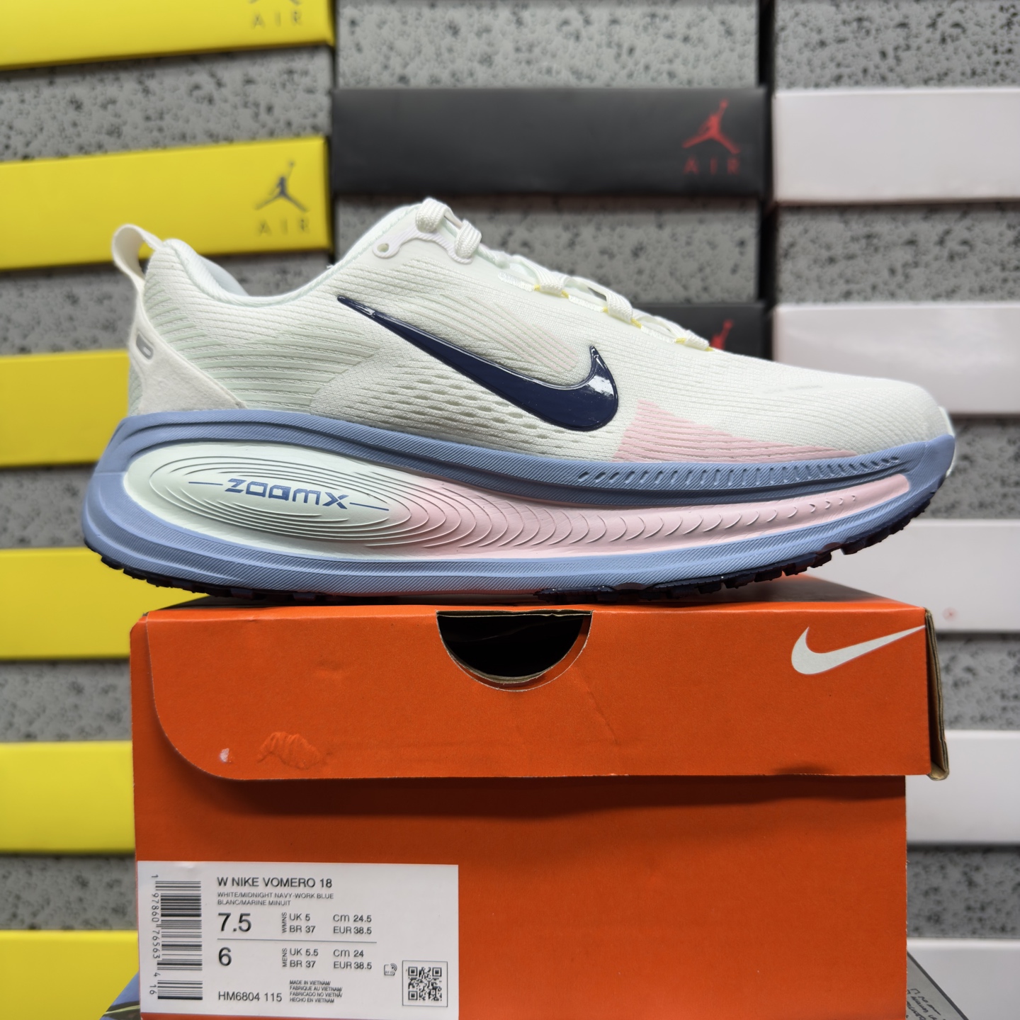Nike Vomero 18 White Work Blue Barely (Green) - Image 10