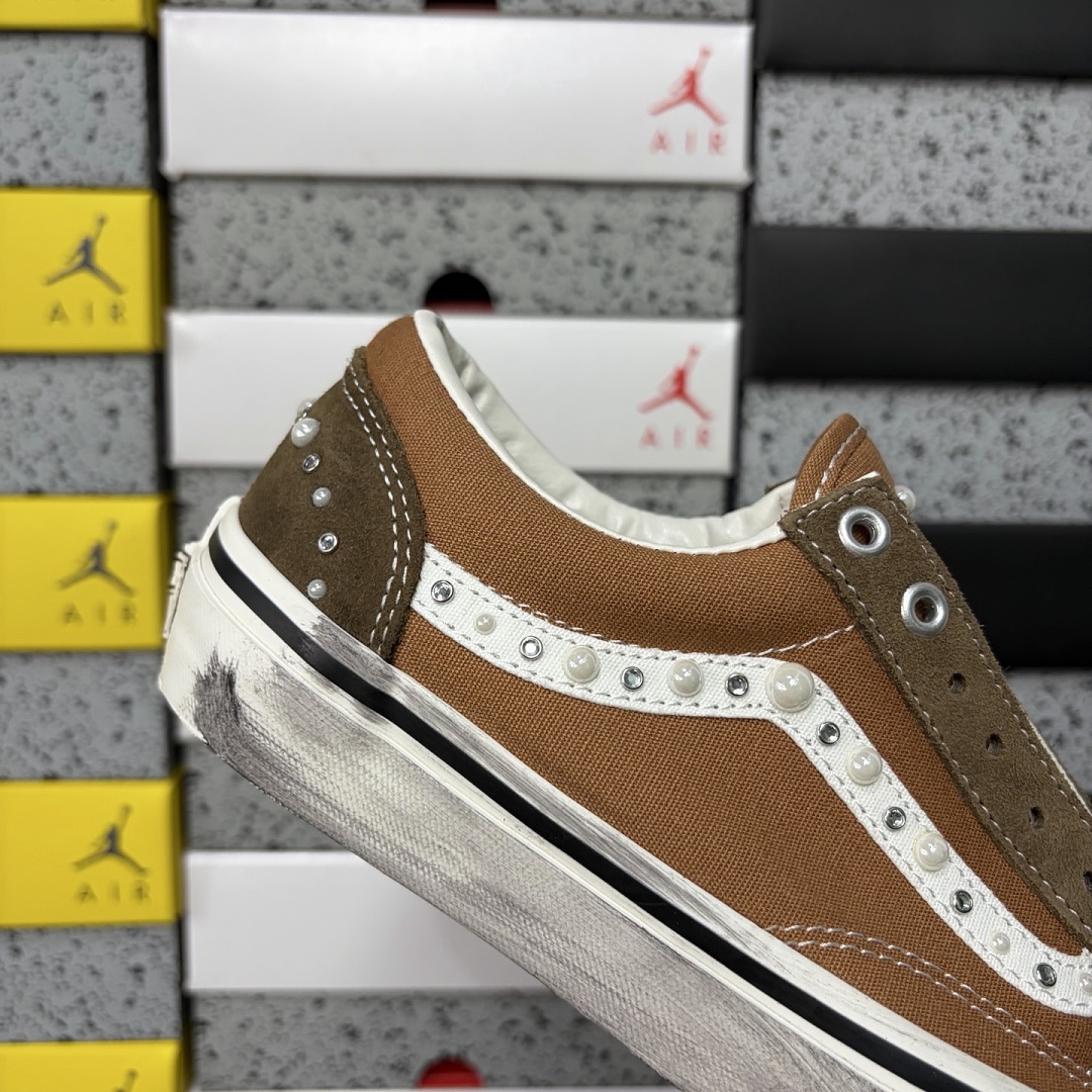 Vans LX Old Skool 36 Pearlized Pack Vintage Cocoa Brown V - Image 6