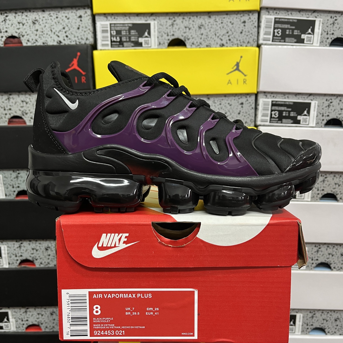 Nike Air VaporMax Plus Black Noble (Red) - Image 10