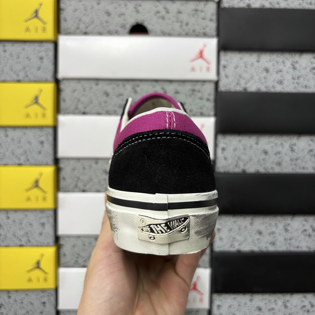 Vans OTW Old Skool 36 Pearlized Pack Pink Black VN000E8VHLE Bead Stud - Image 6