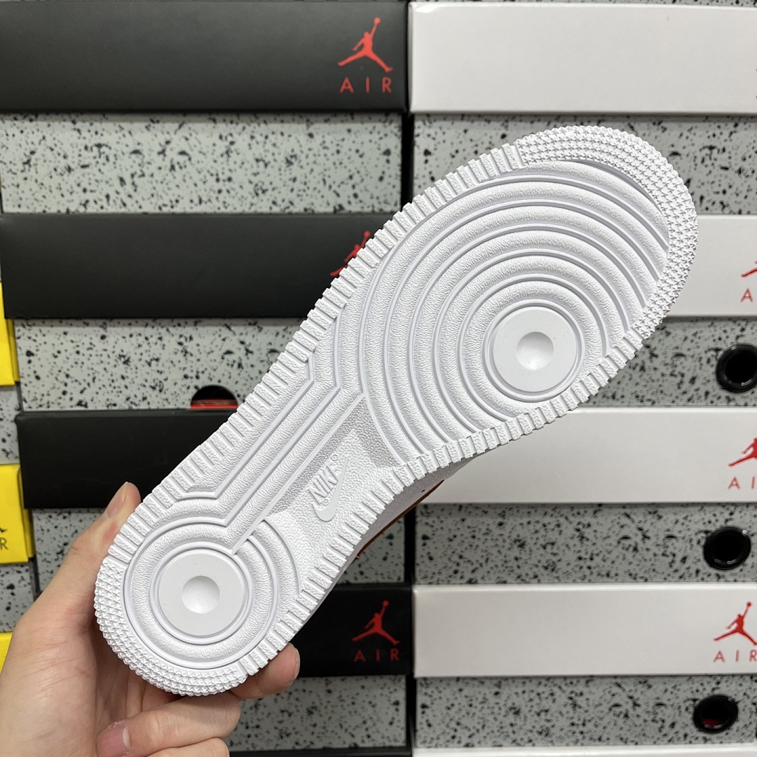 Nike Air Force 1 Low Supreme Shanghai Sup (White Red) - Image 8