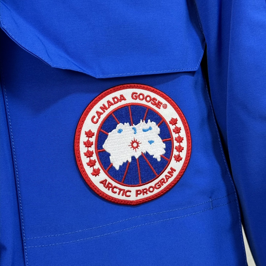 Canada Goose Parka 65 Sky Blue 4 - Image 4