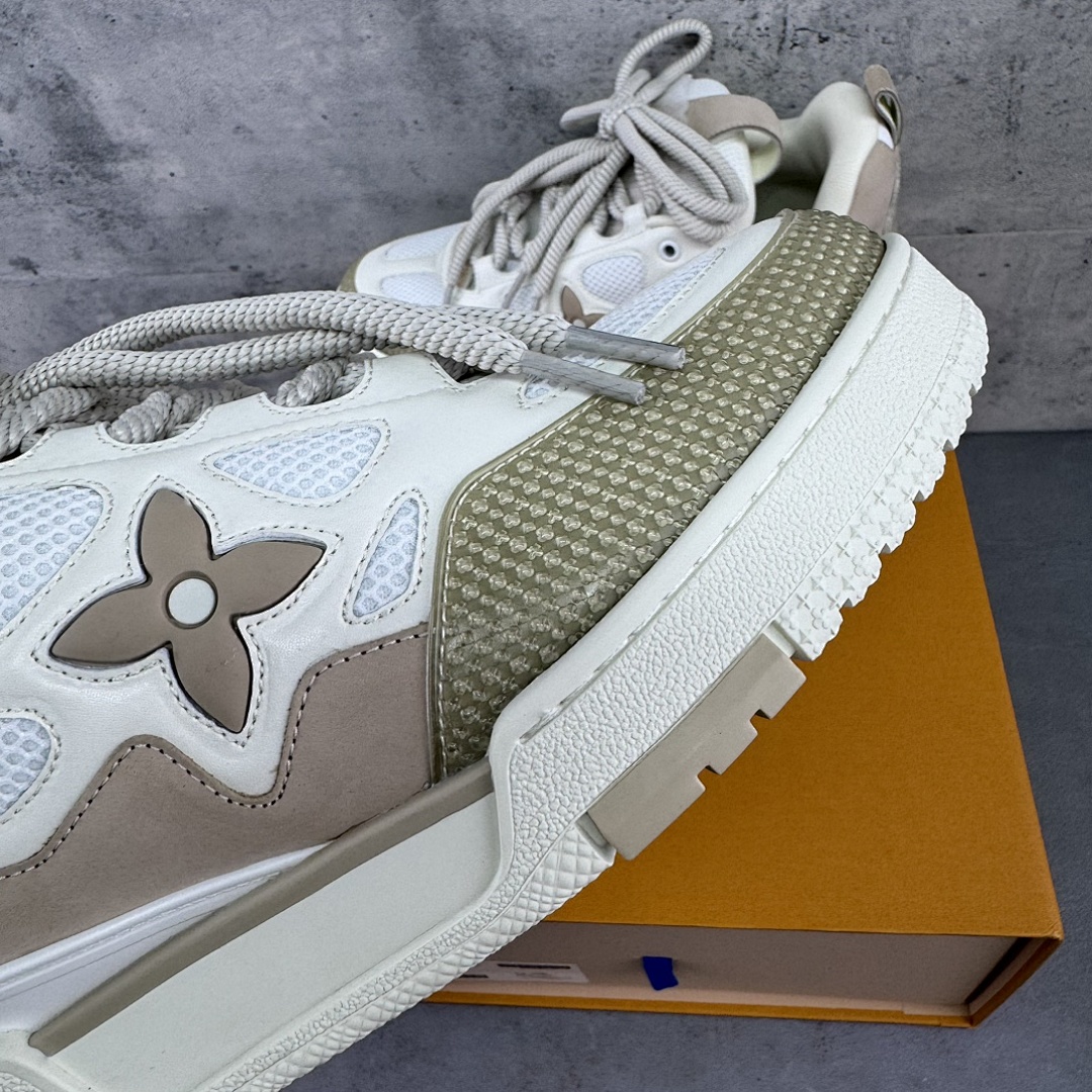 Louis Vuitton LV Skate White Brown Sneakers - Image 16