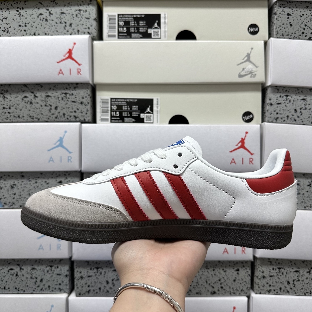 Adidas Samba OG White Better Scarlet IG1025 - Image 2