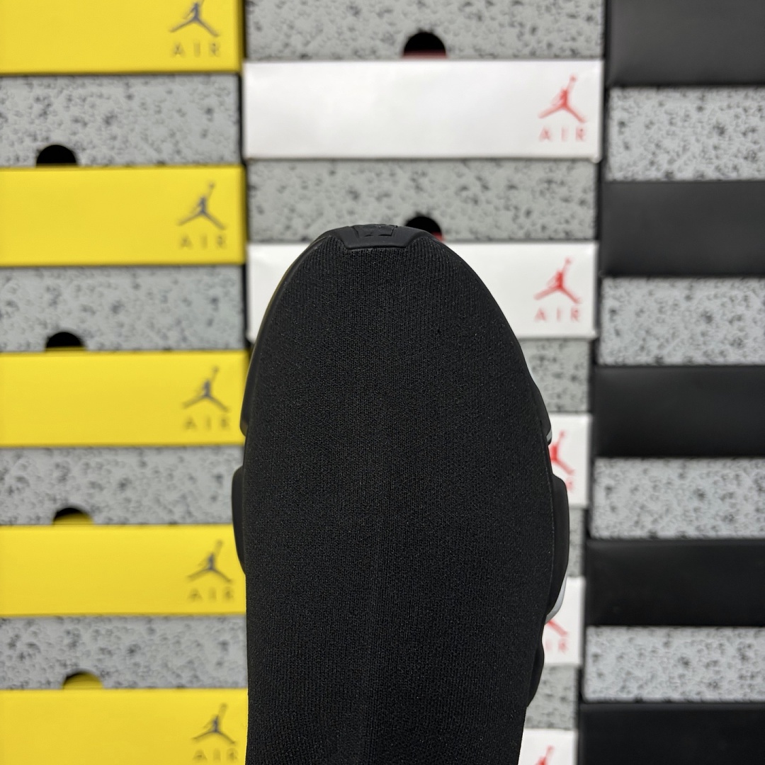 Balenciaga Speed Graffiti Trainers Black Socks - Image 3