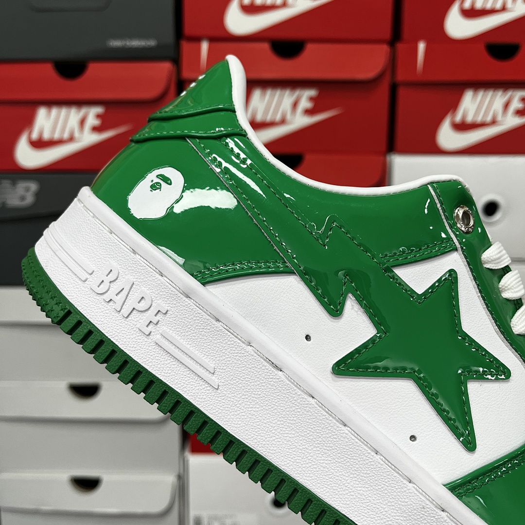Bape A Bathing Ape Bape Sta Low (Green) - Image 4